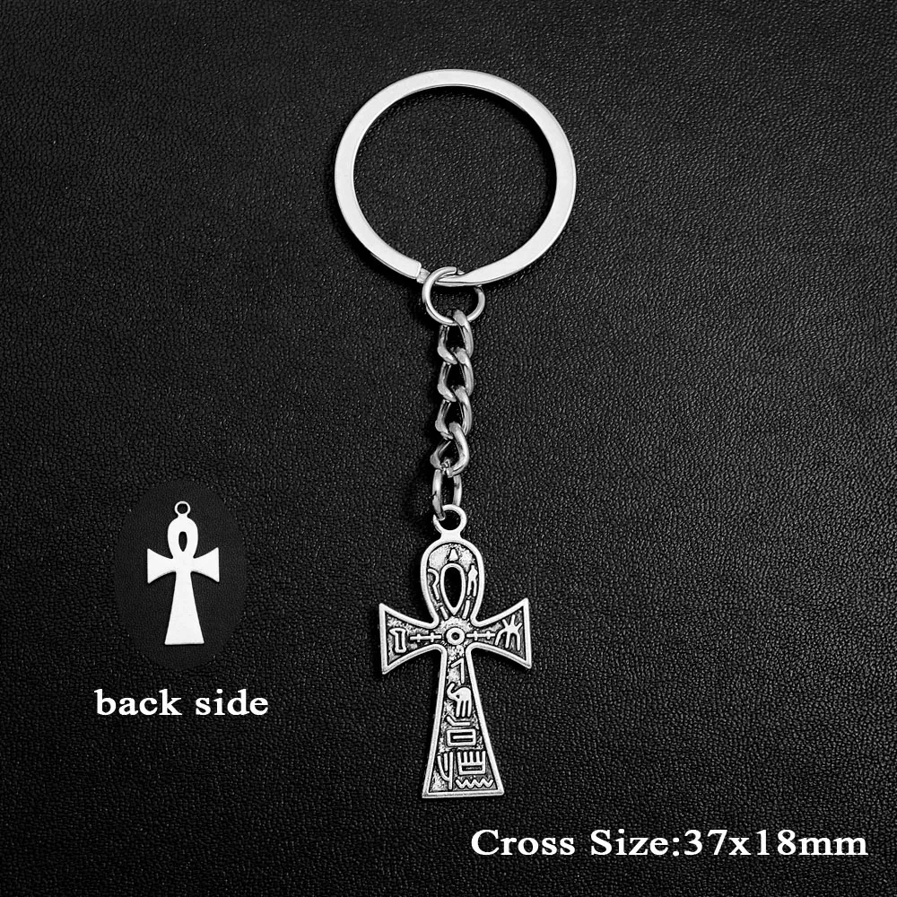 エジプトのアンク・チャームキーチェーン：ライフクロスペンダントの