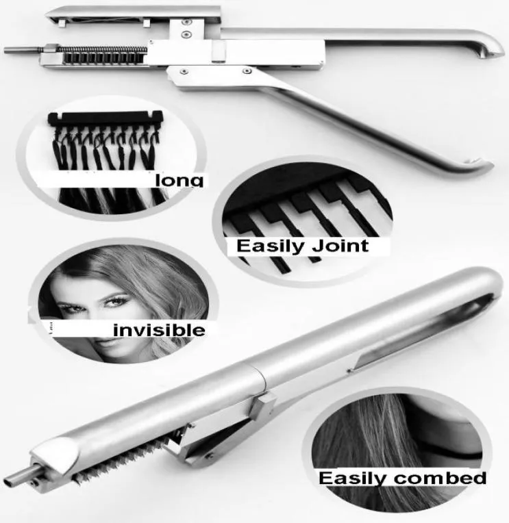 Yeni Saç Uzantıları 6D Makine Salon Saç Tedavisi 6D Peruk İçerme Tabancası DHL3379092