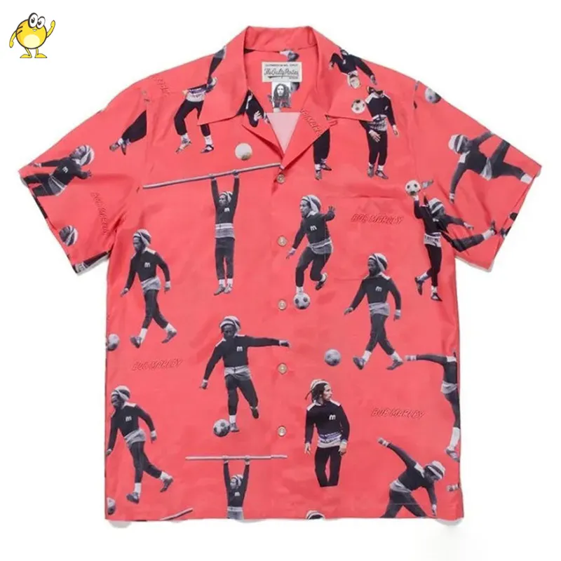 WACKO MARIA Spider Hawaii Short-Sleeve Lapel Button-Up