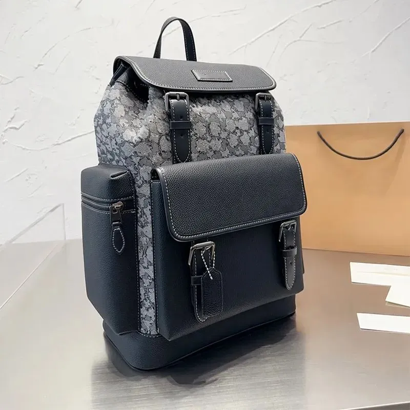 2024 luxury designer backpack handbag letter designer luxury backpack large capacity Temperament hiking bag versatile gift backpack Material Leather styles