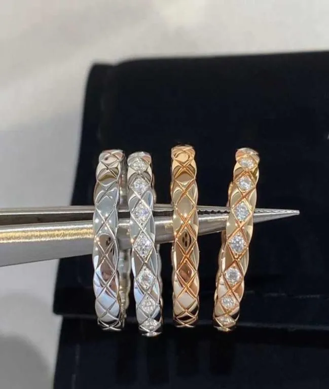 Jóias de prata de esterlina 925 sólidas para mulheres finas c anéis de esmagamento de prata anéis de lisco de noivado anéis geométricos Y07231727554