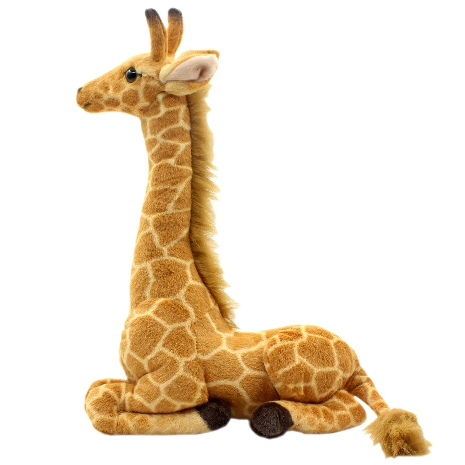 Customized 18 Inch Giant Large Life Size Stuffed Animals Plush Seated Giraffe Toys