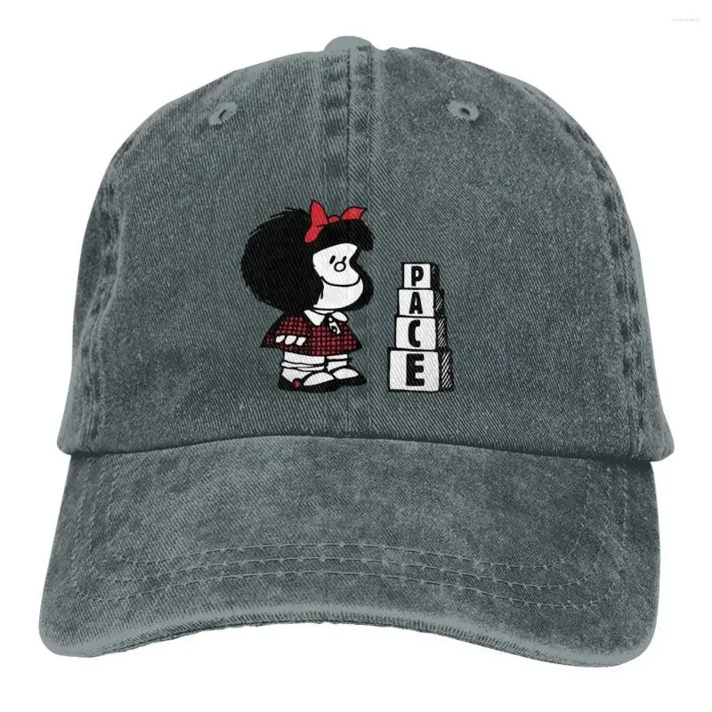 Ballkappen Sommermütze Sonnen Visor Tempo Hip Hop Mafalda Cartoon Cowboyhut Peak Hut