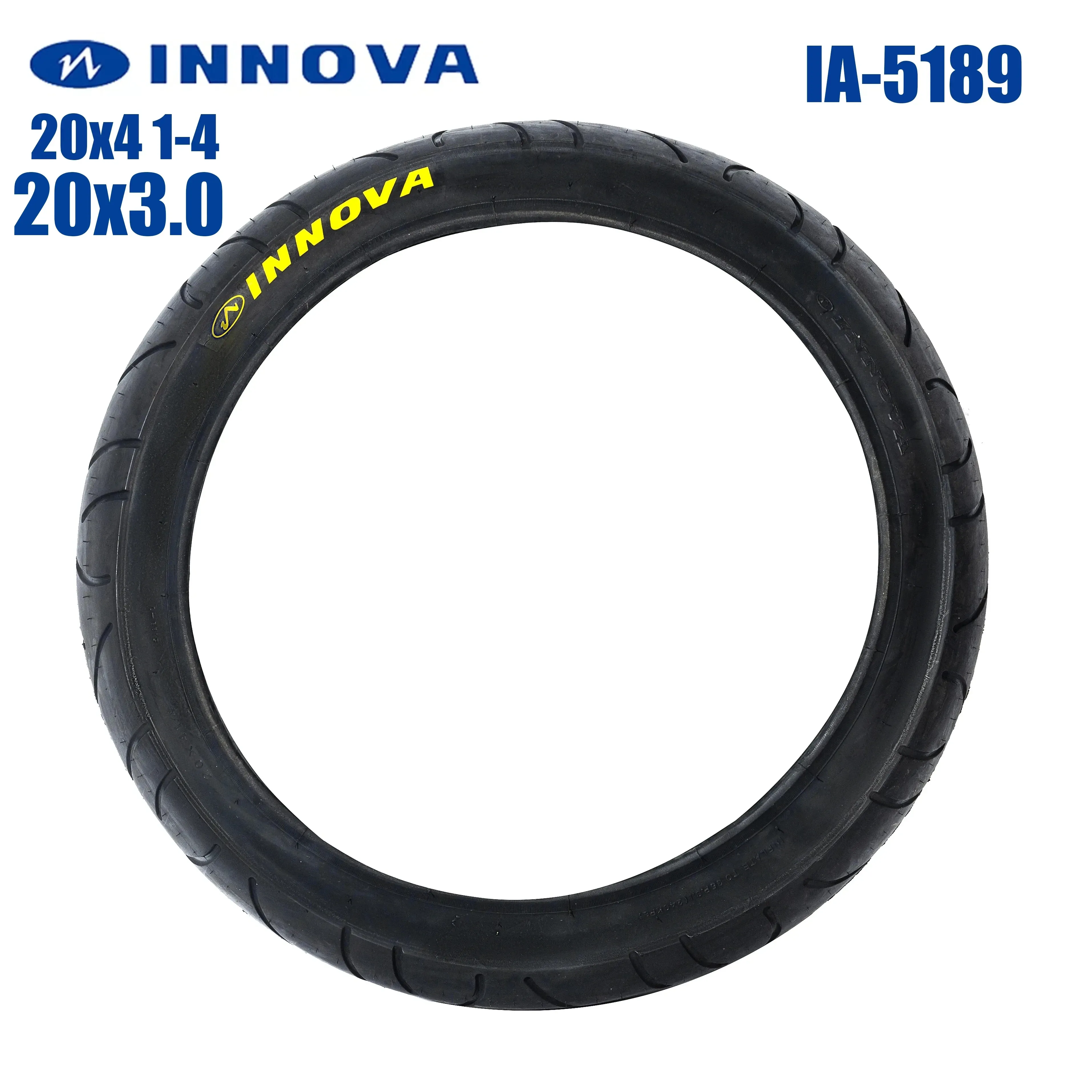 Innova Fat Tire 20X3.0 20X4.0 Snötråddäck Original Black Blue Green Electric Bicycle Tire Mountain Bike Tillbehör och rör