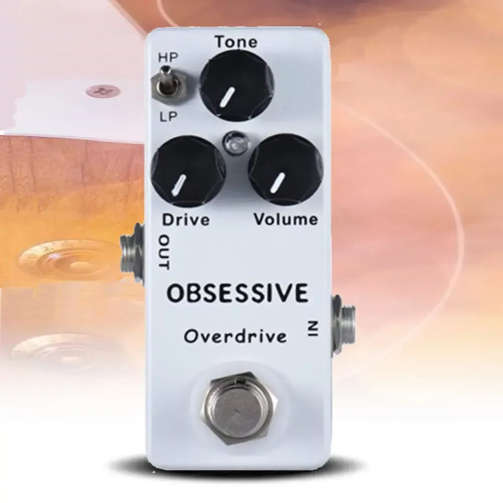 Kabel Mosky Electronic Gitarre Effect Pedal Obsessiver Overdrive True Bypass HP LP Gitarrenpartszubehör