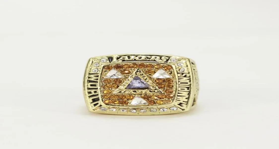 Holida de alta qualidade de alta qualidade Novo Super Bowl Lakers 2002 Ring Men Rings7824782