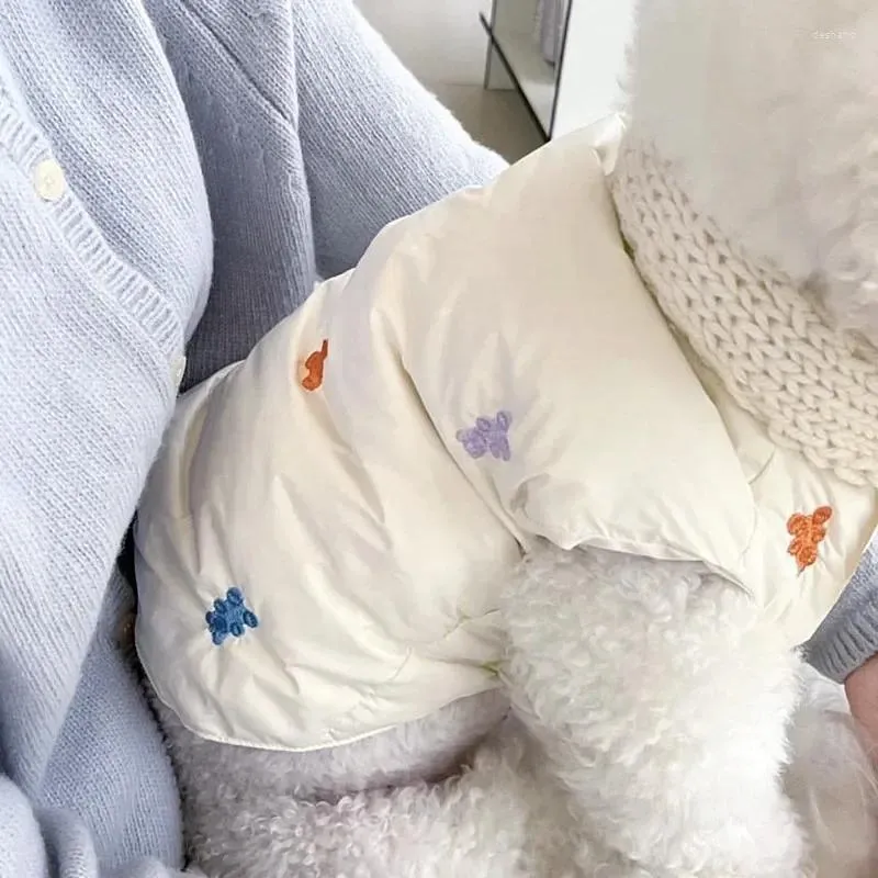 Abbigliamento per cani inverno cappotto di cotone caldo per abbigliamento da cucciolo schnauzer Anima