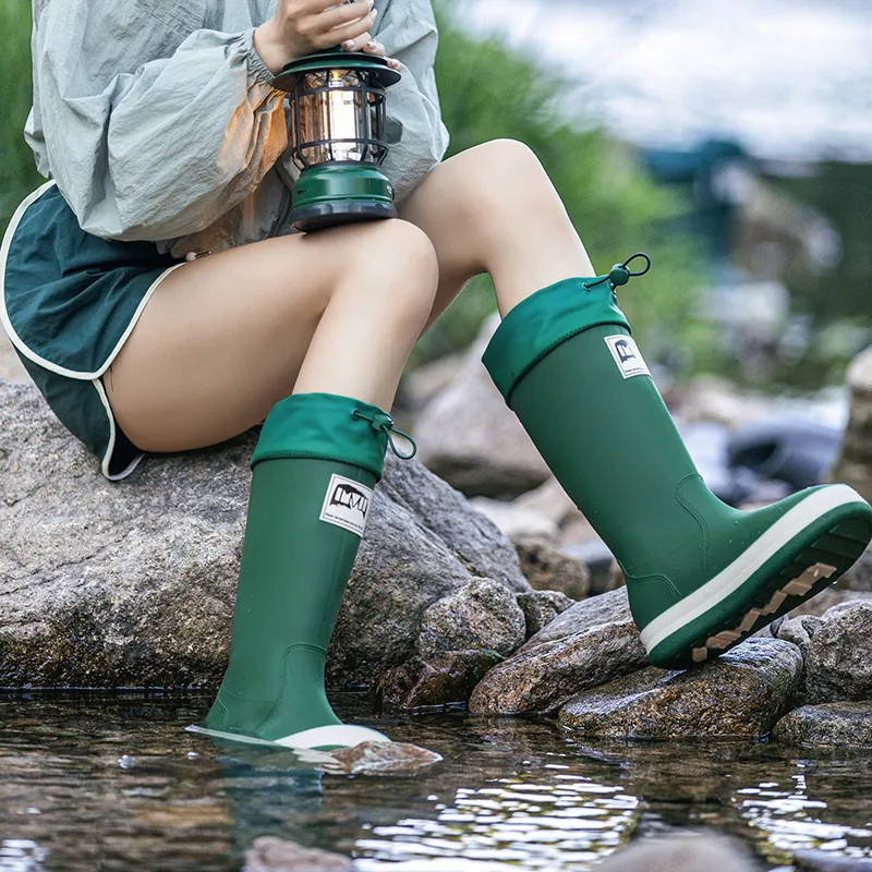 DHgate.com:Mid-Calf Waterproof Rain Boots for Men and Women | All-Season  Casual Outdoor Shoes:Shoes \u0026 Accessories