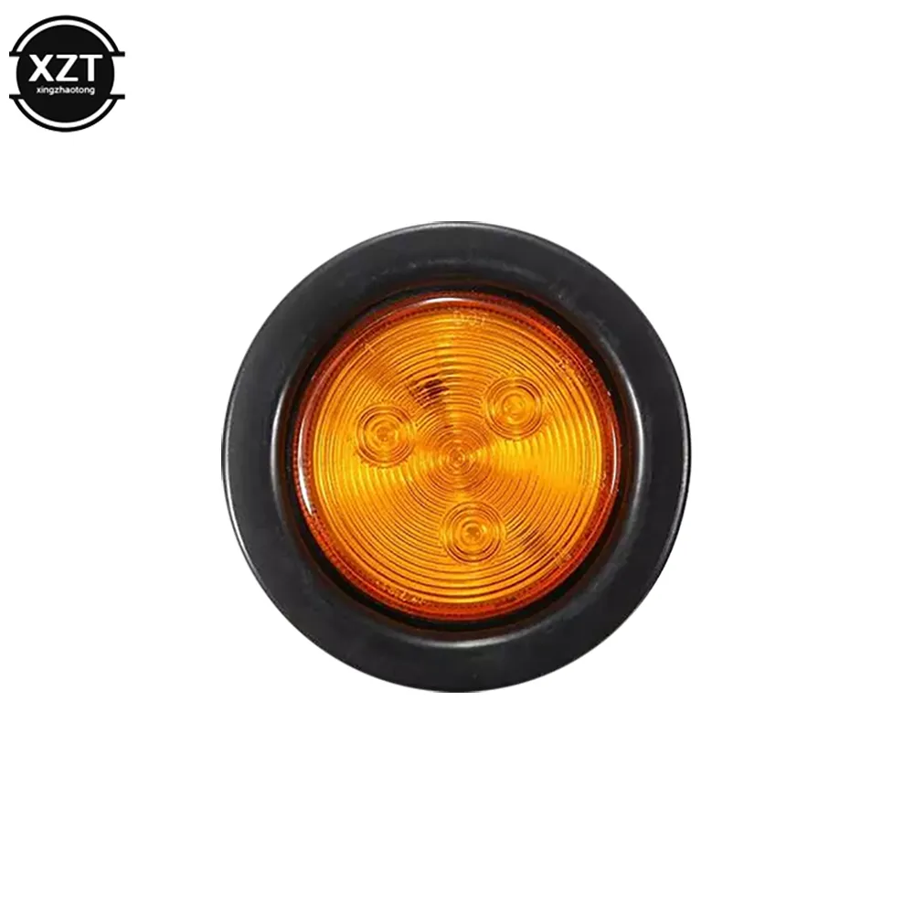 2X Yellow Red Dual Face LED Side Marker Light Outline Clearance Truck Trailer RV