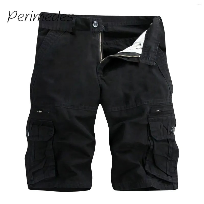 Herren -Shorts Sport mit Tasche 2024 Cargo Workwear Lose Sommer Short Hosen Fit komfortable Casual Jogging Fashion Ropa Hombre