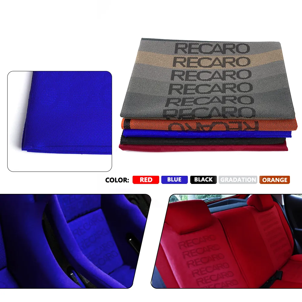 Jdm Cloth RASTP JDM Recaro Racing Car Seat Fabric 100cm X 152cm Durable Cloth For ...