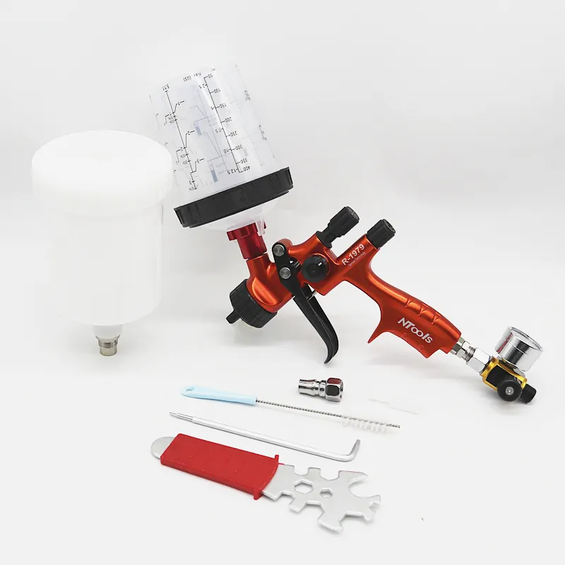 Nasedal HVLP Air Spray Gun 600ml 1.4/1.7/2.0mm Nozzle Airbrush For Car Paint Furniture Wall Spary Atomization Tool I.939736417
