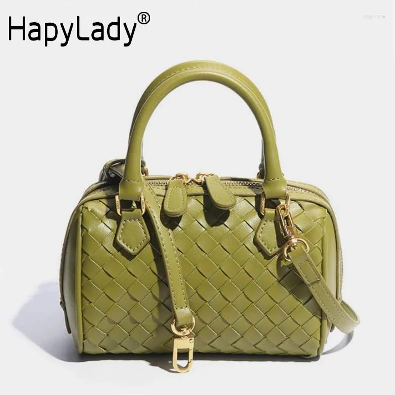 Sacs à bandouliers Hapylady Pu Leather Femmes sac à main Patchwork Luxury Women's Bag Candy Color Téléphone For Girl Casual Commute