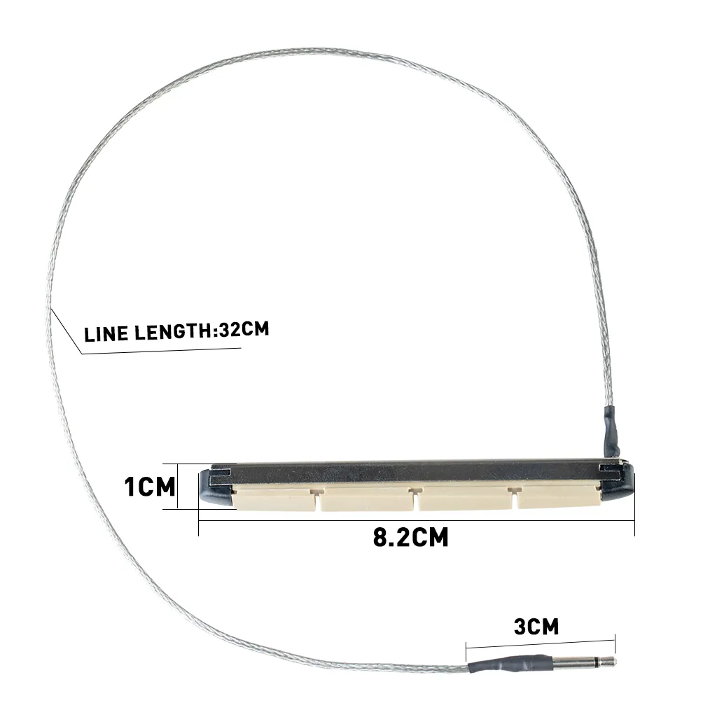 Transducers For String Instruments 1/5/Under Bridge Saddle Ceramic Piezo Pickup Transducer for 4 String ...