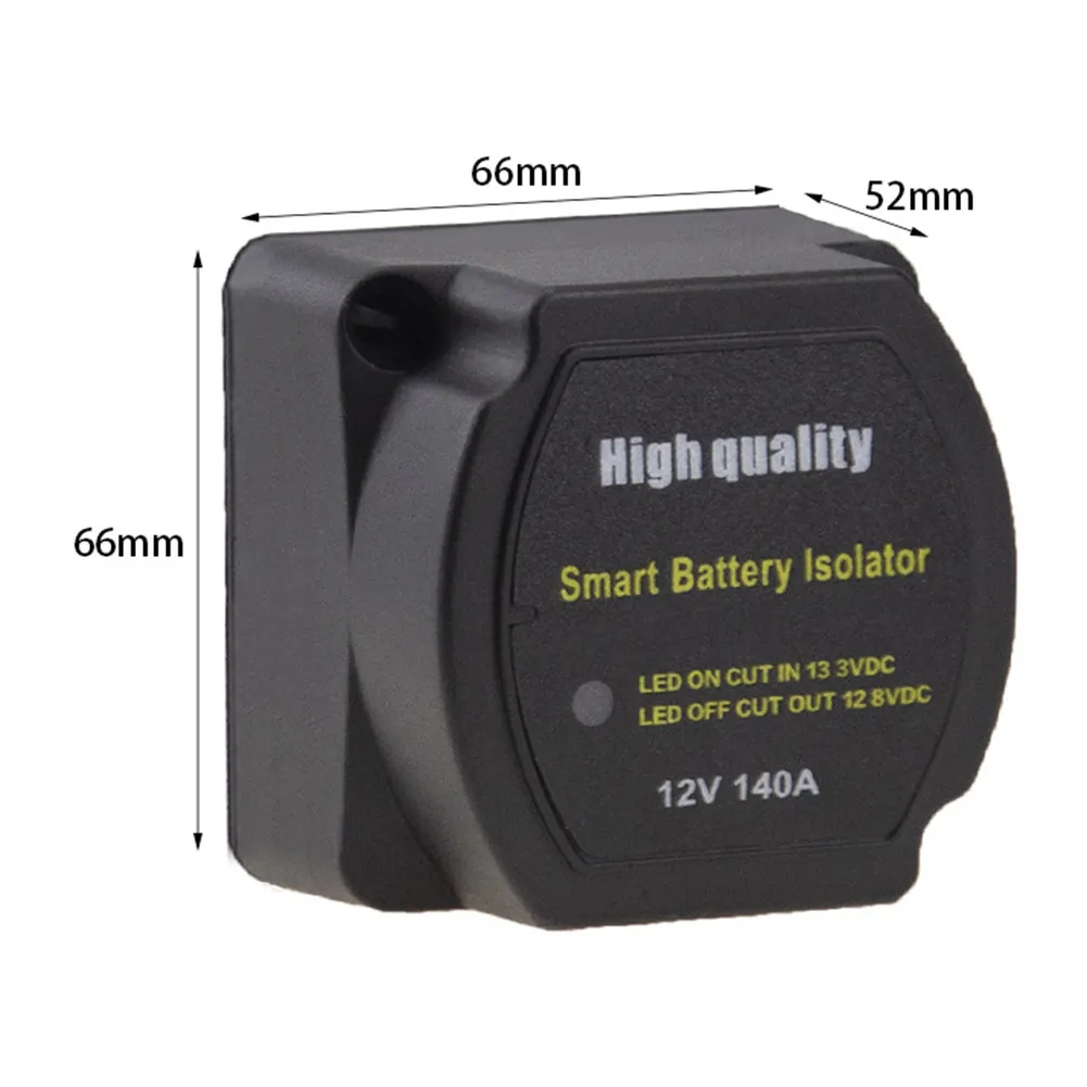 250 Amp Dual Battery Isolator Kit, Universal 12V/24V VSR Voltage Sensitive Relay Battery Isolator Switch Kit Heavy Duty Smart Battery Isolator For Marine Car Truck Rv Atv