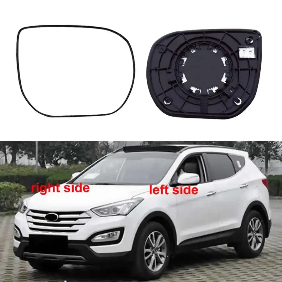 Dla Hyundai Santa Fe IX45 2013 2014 2015 2015 2017 Wymień lusterka wsteczne samochodu Szklane drzwi zewnętrzne lusterko boczne z ogrzewaniem