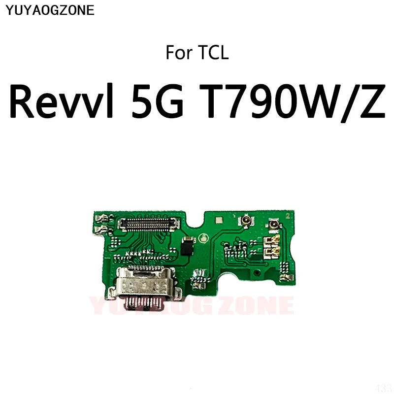 USB -зарядный док -порт разъемы разъемы с гибким кабелем для TCL Revvl 4 5007Z 5007W плюс 5062 5G T790W/Z 6 Pro Module Board