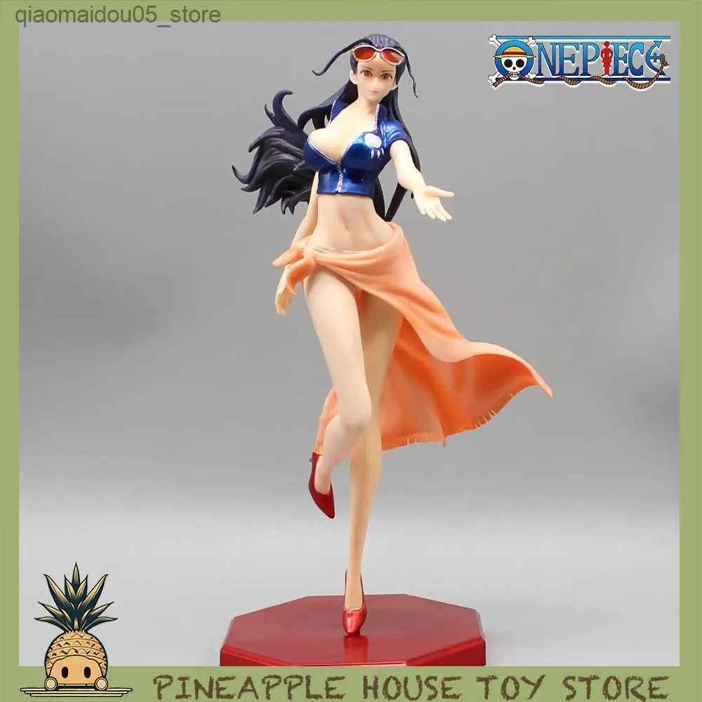 Action Toy Figures Transformation toys Robots One Piece 26cm Nico Robin Anime Figure PVC Statue Model Sexy Figurine Doll Collection Room Decorative Gifts