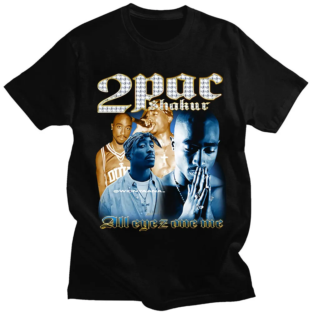 2024 Hip Hop Graphic T-Shirt Men Short Sleeve O-Neck Polyester