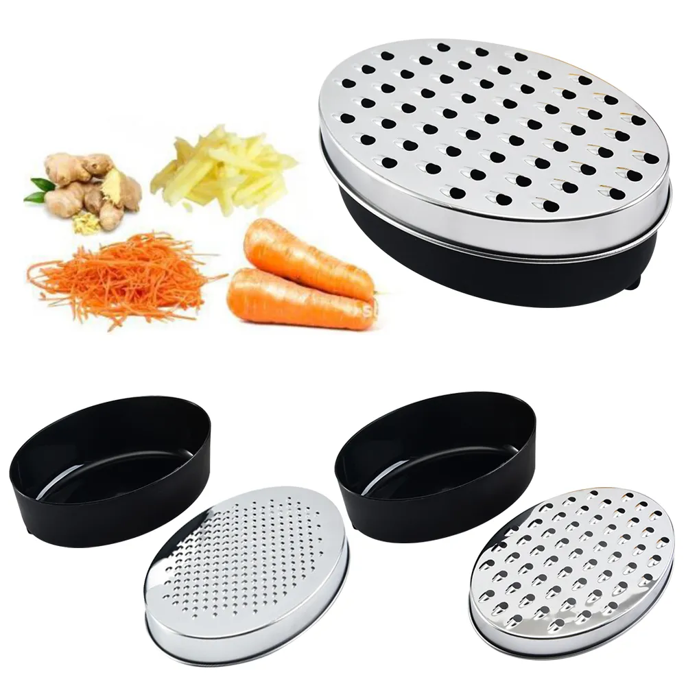 Multifunctional Stainless Steel Ginger Garlic Grater with Storage Box ...