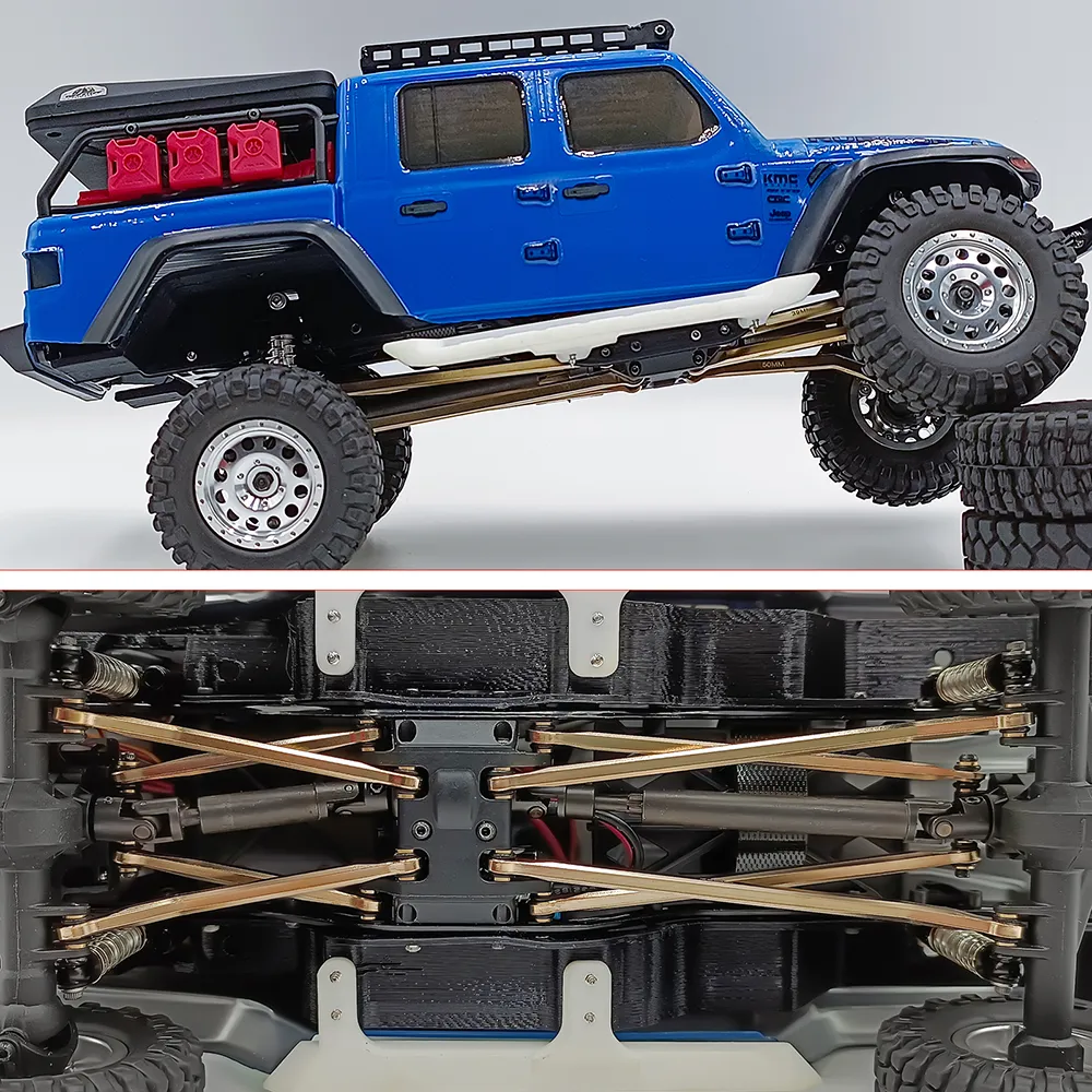 DHgate.com:Brass Heightening Chassis Links for Axial SCX24
