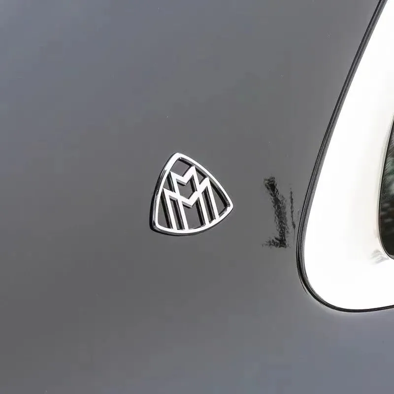 Maybach Rear Logo Maybach 3D Metal Side center cap stickers for Car