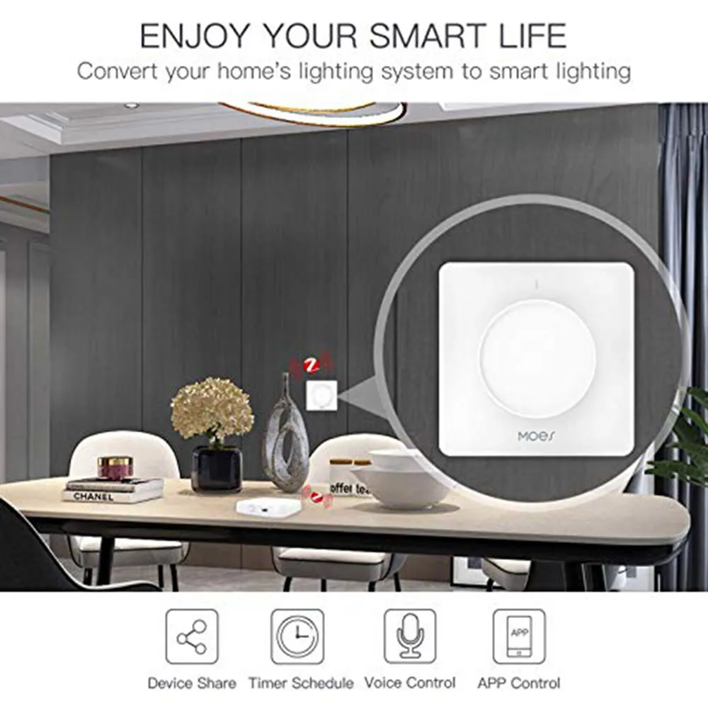 Dimmer Light Switch Smart Ceiling Fan Light Switch Works With