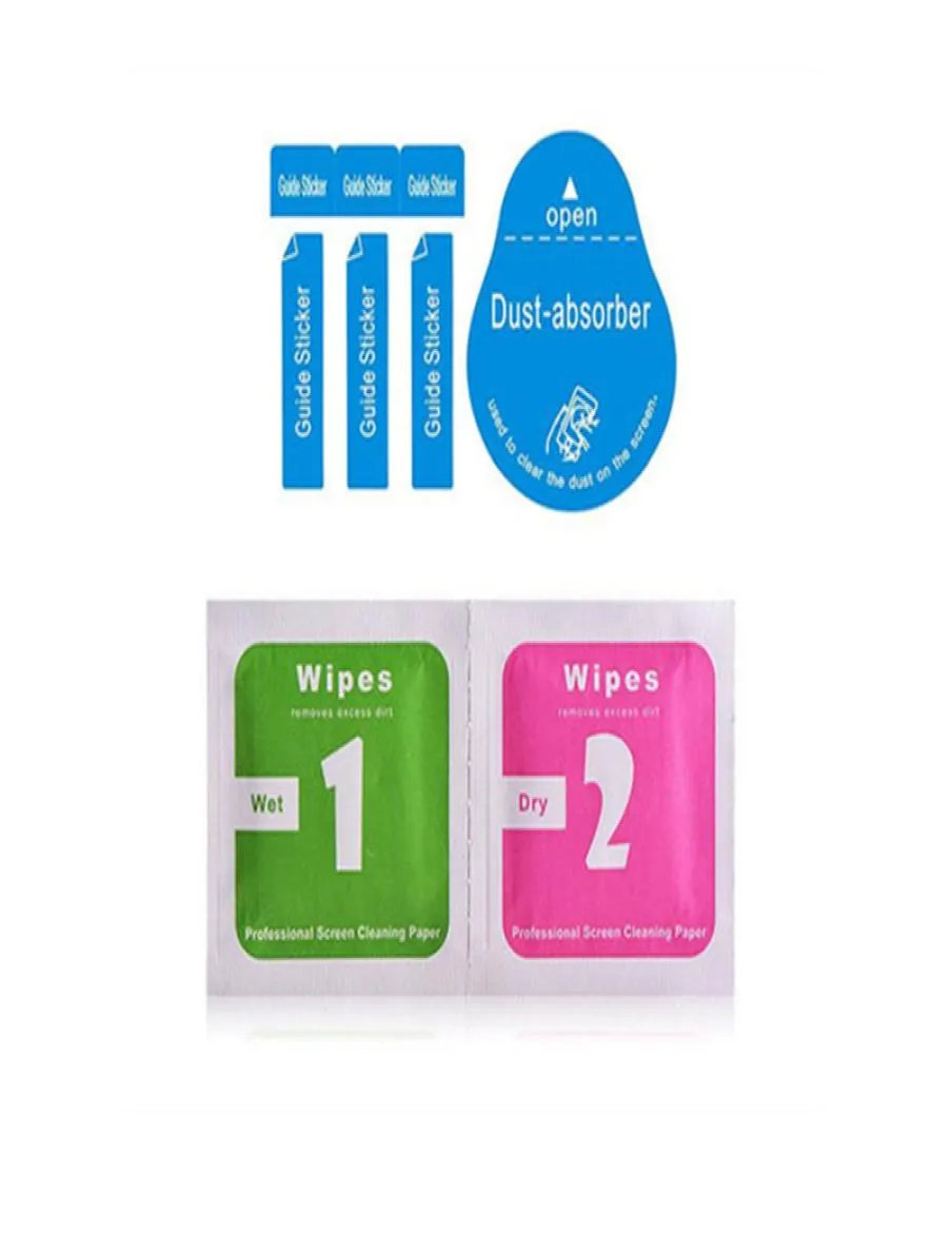 Очистки инструменты влажный сухой 2 в 1 салфетки с спиртовым пакетом Duvalabsorber Guide Sticker для iPhone samsung iPad
