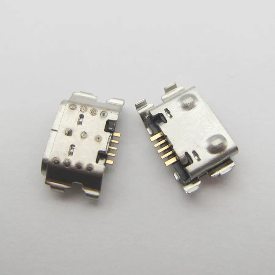 100st Micro USB Connector Charger Plug Dock Port för Samsung Galaxy A01 A015 A015V A015F A032 M01 M015 M015F A03 CORE A032F