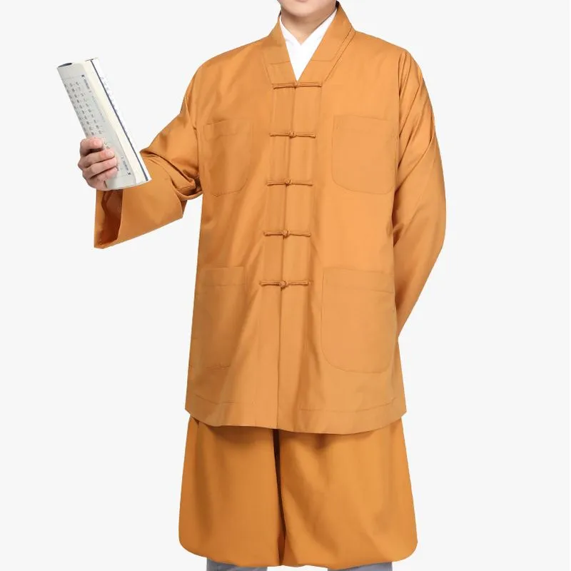 Zen Clothes Making Monk Robes ZanYing Zen Clothing Sets Monk Buddhist - Conjunto De ...