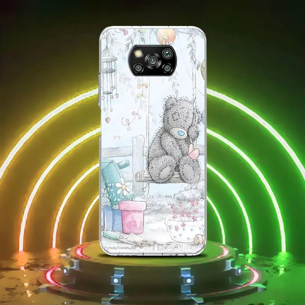 Xiaomi Poco X5 M5S X3 NFC M5 X4 GT F3 F2 M3 POCOPHONE F1 M4 M2 PRO CLEAR TPU電話カバーのTatty Teddy Bear To You Case for Youケース