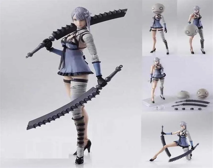 Anime Cartoon Game Nier Automata REPLICANT Gestalt Kaine Joint Moverble Action Figur PVC Toys Collection Doll Model 14CM Q0621235D7286941