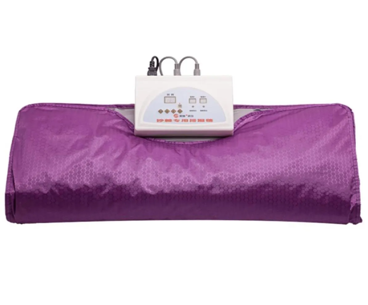 Model 2 Zone Fir Sauna Far Infrared Body Slimming Sauna Blanket Heating Therapy Slim Bag SPA LOSS WEIGHT Body Detox Machin4165240