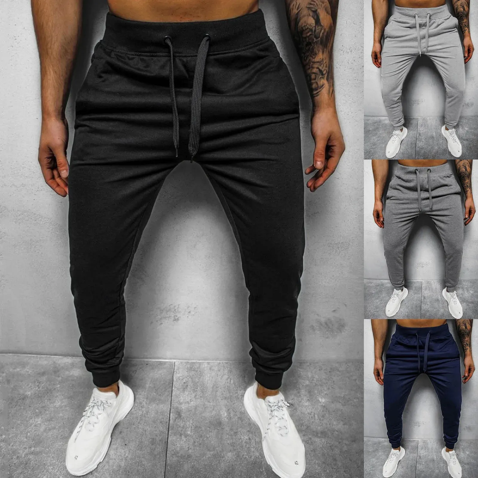 MENS TACKSTRING Sweatpants Mid midja Casual Sippers For Toddlers Men Workout Training Pants Tech Track Short 240411