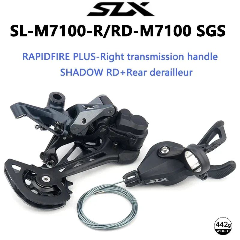 SHIMANO SLX M7100 GRUPO MTB 12 VELOCIDADE SPED CANKSET 12S SHIFTER DEERILLEUR K7 12V Cassete Mountain Bike Gear STI X12