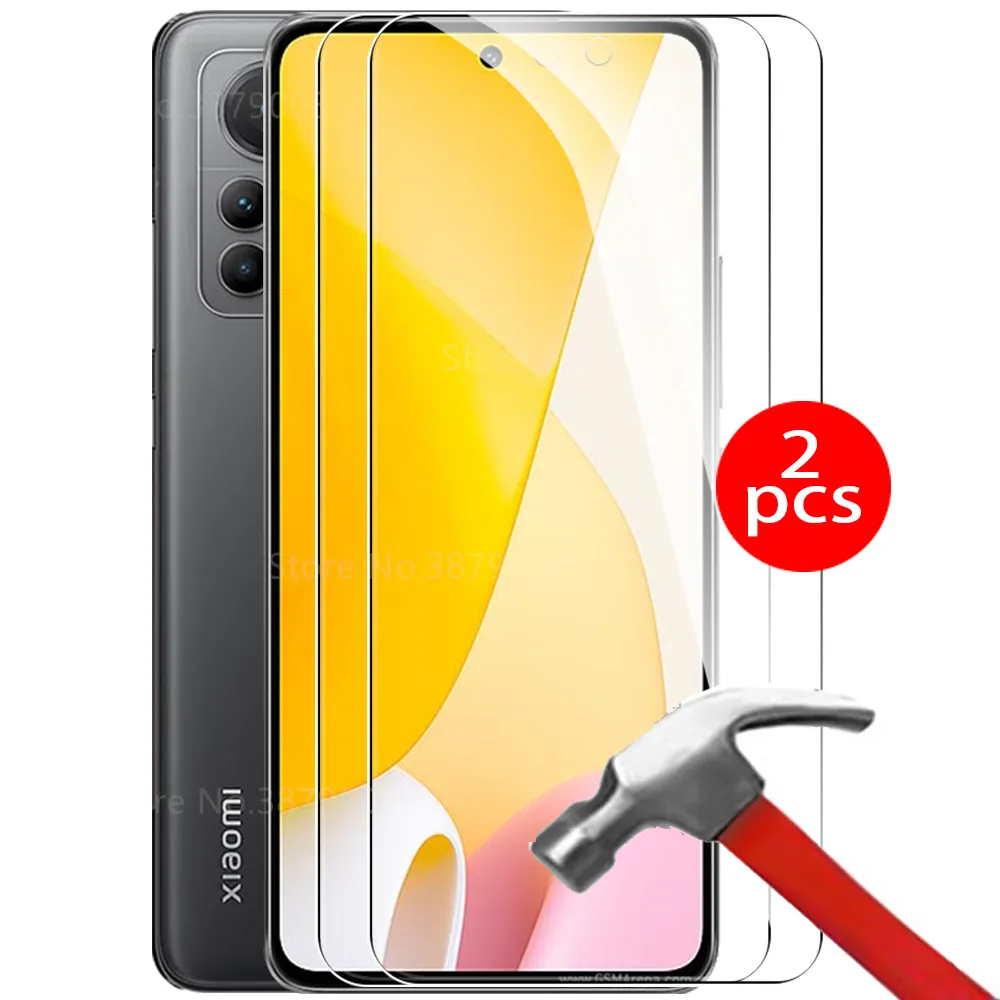 Ochronne szklane obudowa dla Xiaomi 12 Lite Xiaomi12 Xaomi Mi 12lite Mi12 Light 5G Tartle Glass Protector Cover 6,55 cala