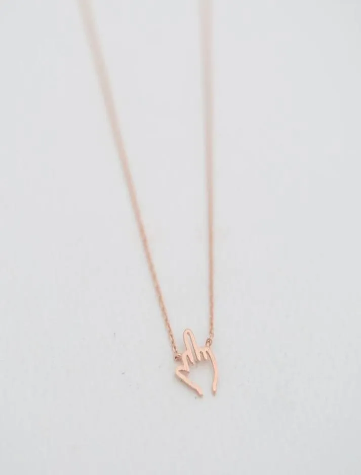 Fashionable finger pendant necklaces Uncivilized gestures middle finger pendant necklaces Originality style necklaces first gift f9841957