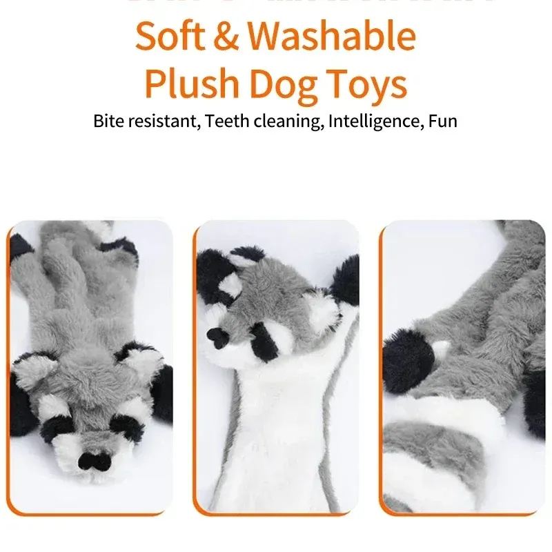 Soft Plush Dog Squeaker Chew Toy No Stuffing Soothing And Bite Resistant Funny Puppy Whistling Chewy Pet Supplies From Quanyuanfacai 12.14 DHgate.Com