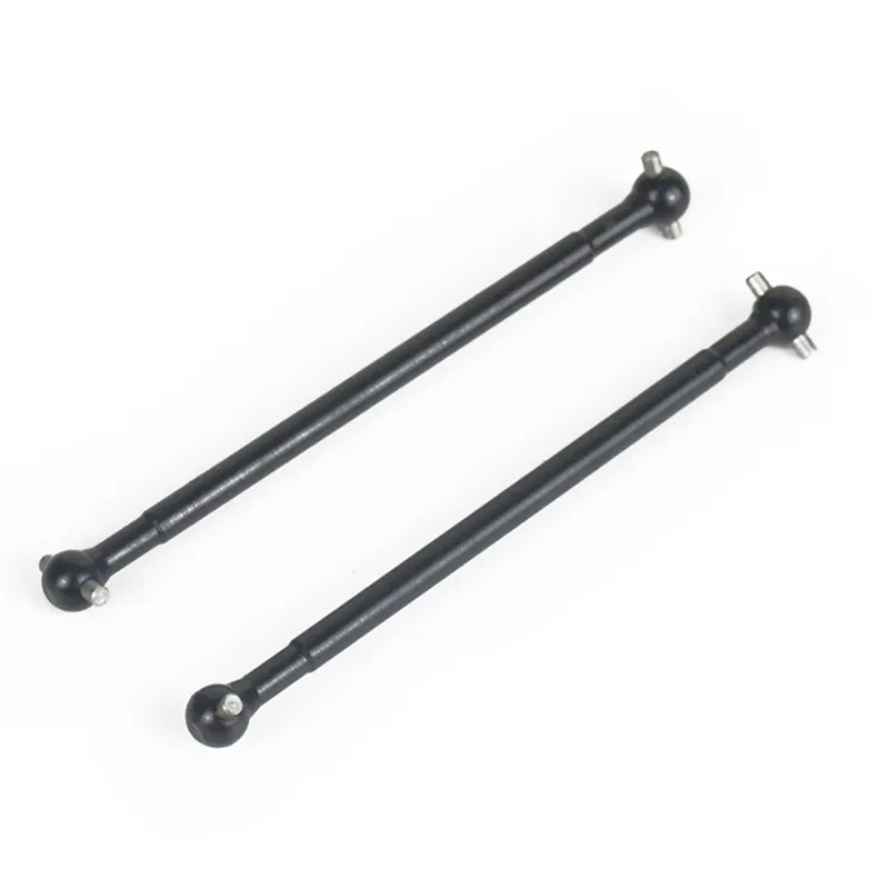 Kit De 2 Dogbones Arrière En Aluminium Poli – Tamiya DT-03 – Bleu – 10 Mm – Renfort
