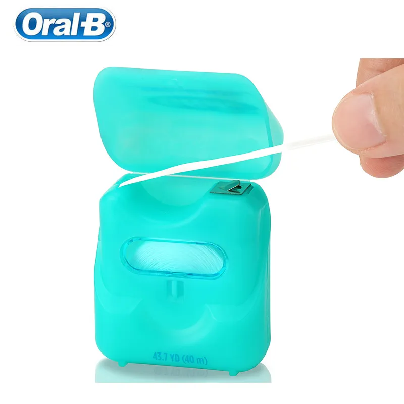 Orale b fillosser dentale glide pro-salute per igiene orale care di gomma menta sapore comfort filo interdentale ultra sottile filo filo interdentale 40m