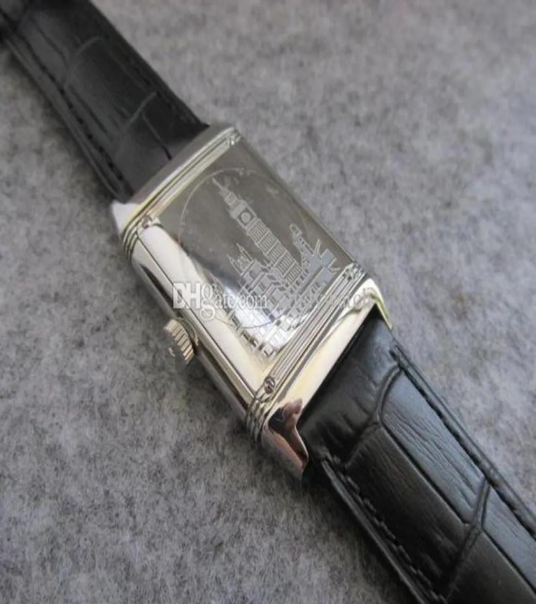 27x46mm Reverso Ultra Thin q2788570 Tributo de aço inoxidável a 1931 Edição de Londres Quartz Homens Mulheres assistem à prova d'água de alta qualidade 1272585