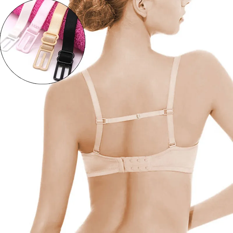 1pcs Sangle de soutien-gorge élastique pour les femmes Slipe élastique invisible Boutelle élastique Ajustement STRAPE SPORTS SPORT