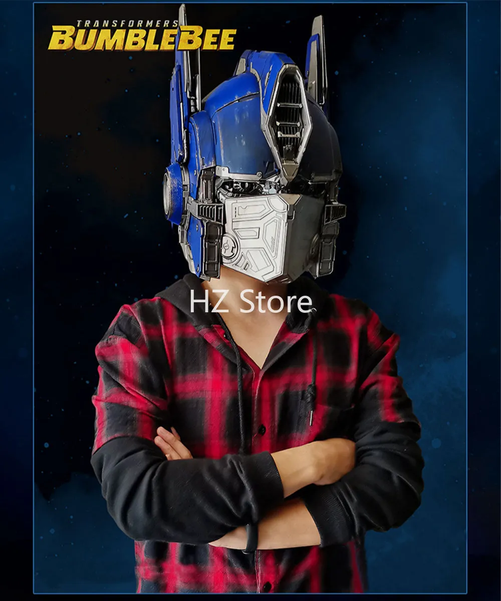 オプティマスプライムウェアラブルヘルメット：サウンド、ライトタッチ