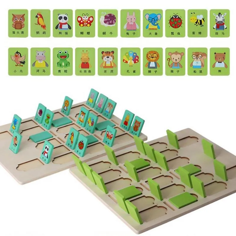 2023 Nouveau jeu de devinettes familiales qui suis-je classique jeu de société Toys Memory Training Parent Child Leisure Time Party Games Puzzle Toy