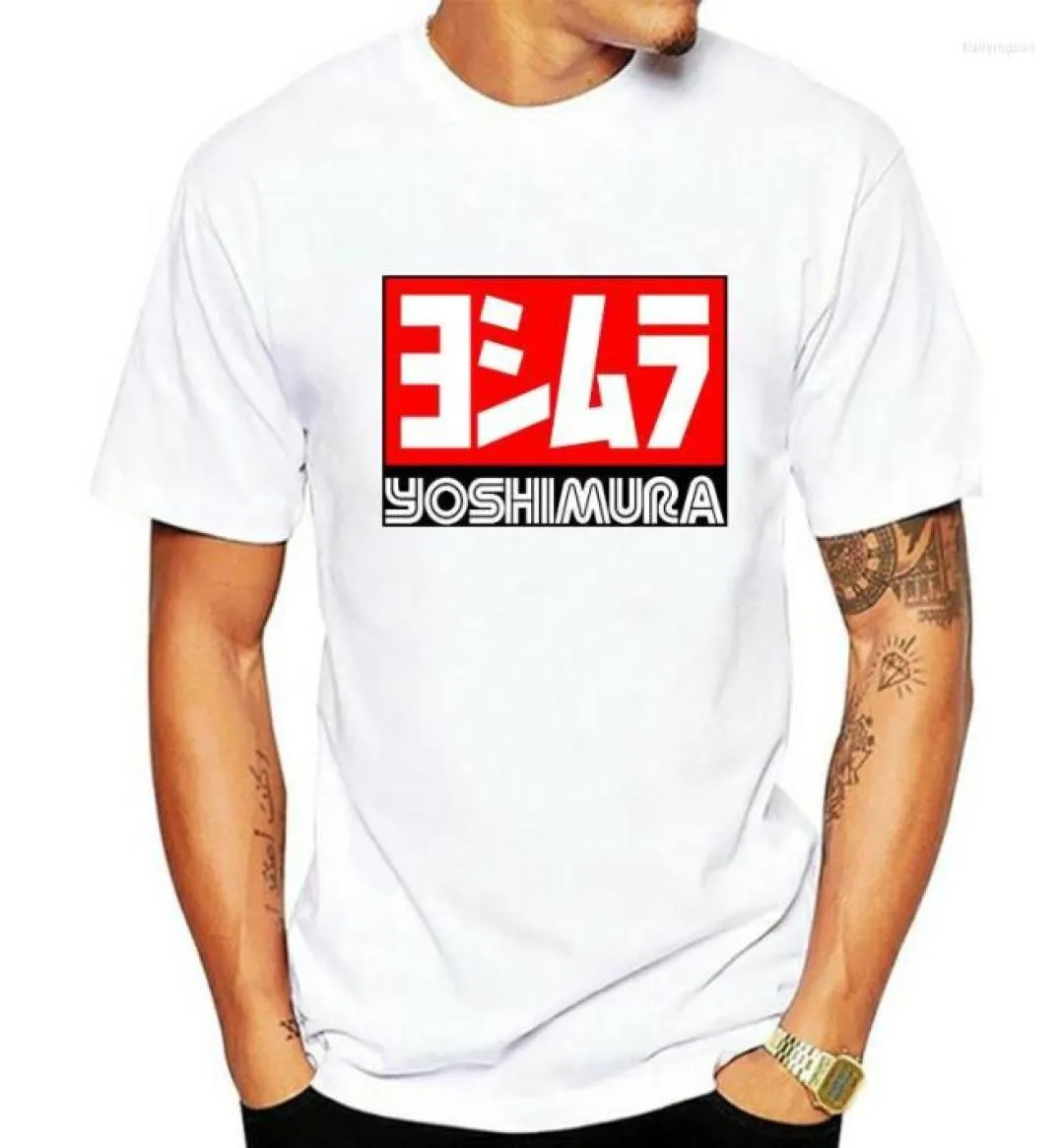 Magliette men039s yoshimura logo giappone tuning race black ampamp white shirt xs3xl6529550