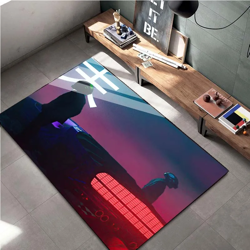 Daft Punk Rug 15 Sizes 3D DJ Music Daft Punk Area Rug, Carpet for Living Room Bedroom ...