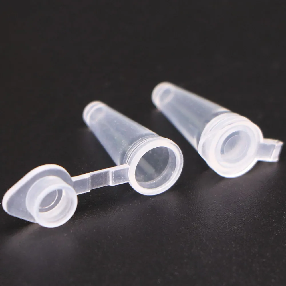 0,1 ml -100 ml de microcentrifugeuse en polypropylène tube à centrifugeuse avec bouchon de rangement de jardin pour graines