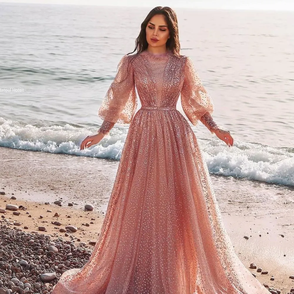 open lace back dress Nox Anabel C1422 Prom Dress - Fuchsia main image 1