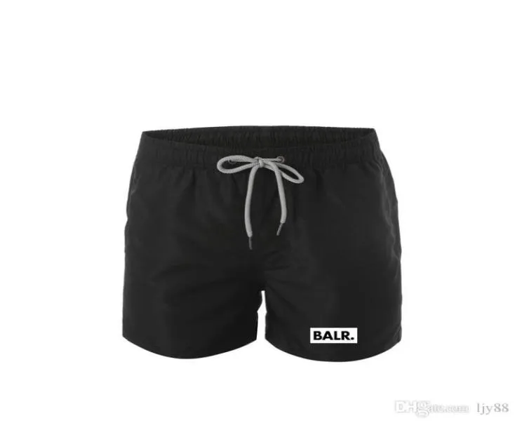 20SS Balr Diseñador Badeshorts Men039s pantalones cortos rápidos y cómodos corbata de cintura elástica de verano Highend LE8917621