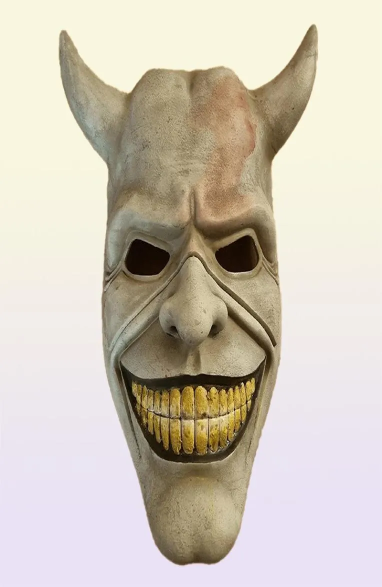 Masches per feste horror the nero maschera telefonico cosplay spaventoso grabber malvagio killer in lattice casco halloween carnival costume oggetti di scena 2303027321755